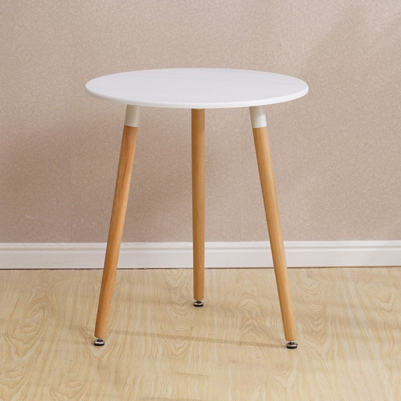 Wooden Dining Room Table for 2 Person with Natural Wood Legs