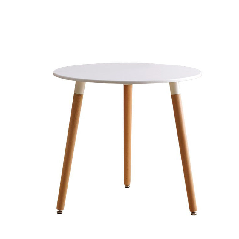 Wooden Dining Room Table for 2 Person with Natural Wood Legs