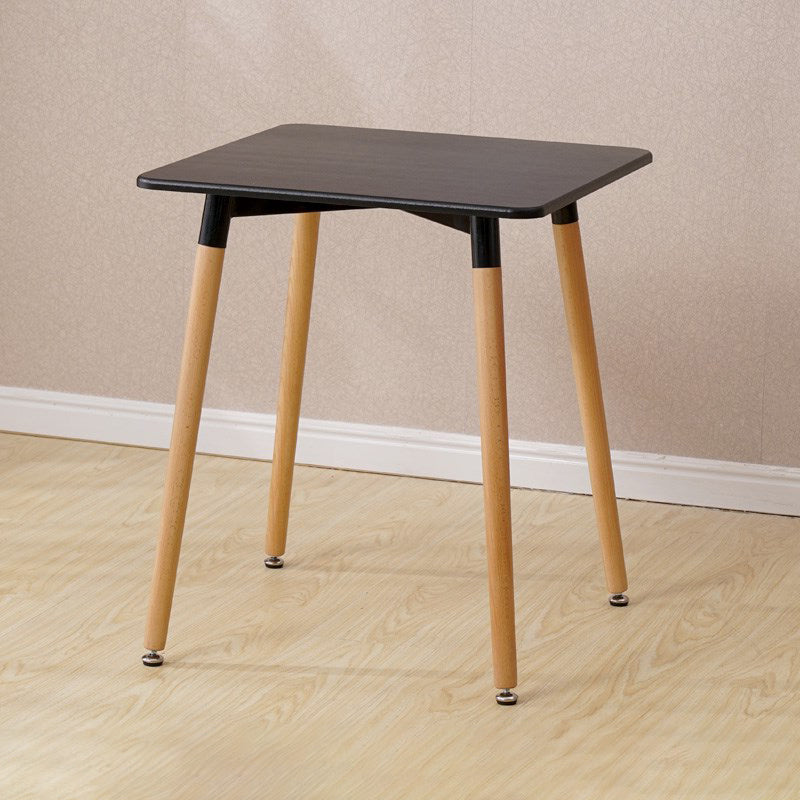 Wooden Dining Room Table for 2 Person with Natural Wood Legs