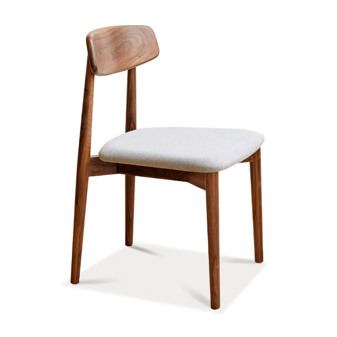 Indoor Contemporary Solid Wood Open Back Armless Dining Side Chair