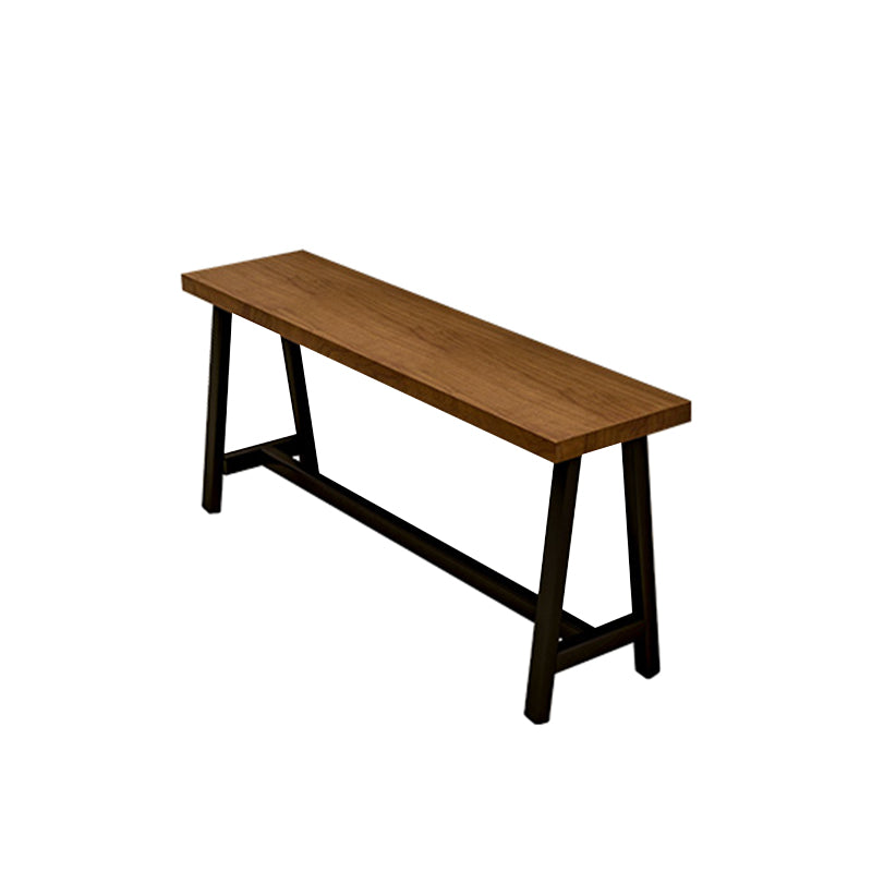 1/4/7 Pieces Modern Rectangle Solid Wood Pub Table with High Stools