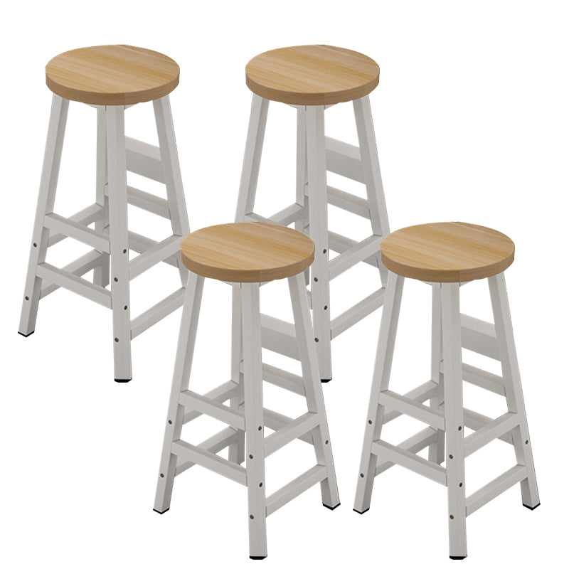 Contemporary Style 1/4/5 Pieces Wood Rectangular Bar Table Set for Indoor