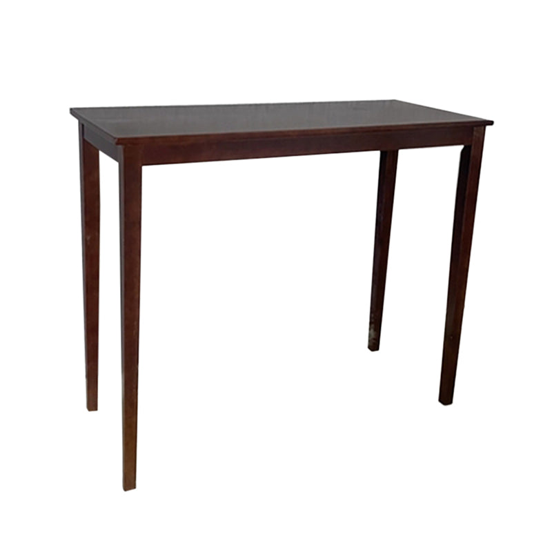 Traditional Rectangle Solid Wood Living Room Bar Dining Table