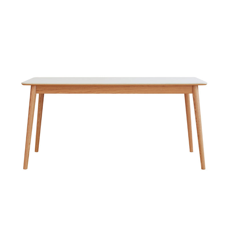 1/5 Pcs Modern Stone Rectangle Shape Dinette Table with Armless Chair