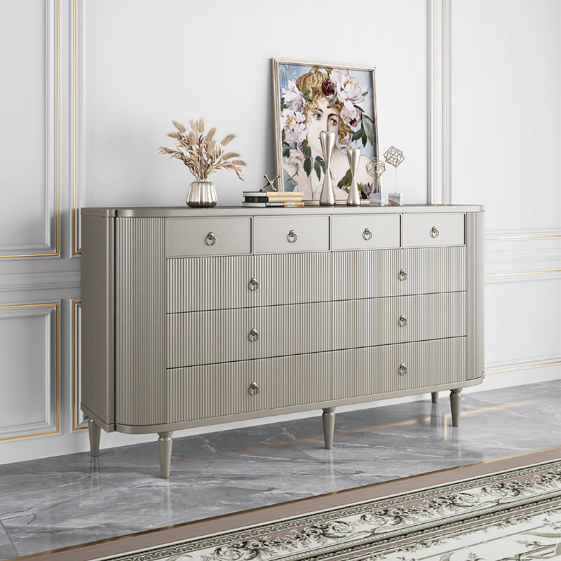 Solid Wood Classic Glam Storage Chest Dresser with 6/10 Drawers