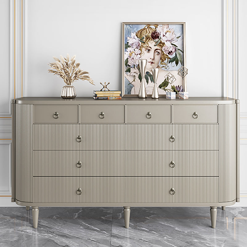 Solid Wood Classic Glam Storage Chest Dresser with 6/10 Drawers