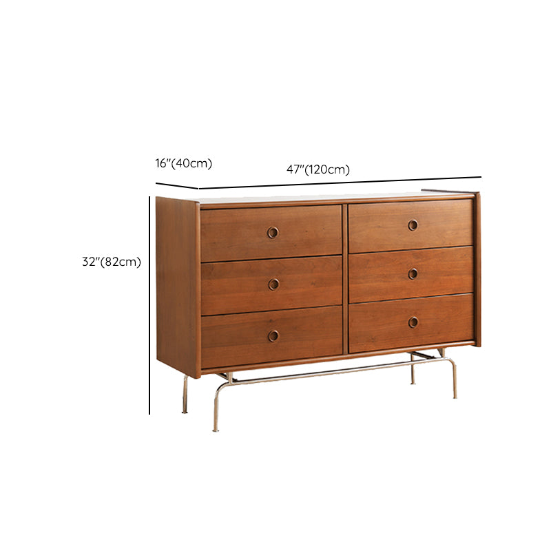 Modern Dresser Solid Wood Storage Chest Dresser with 5/6/9 Drawers