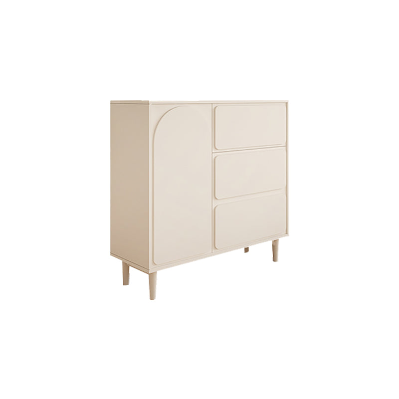 Modernism Horizontal Combo Dresser White Dresser with Storage for Home