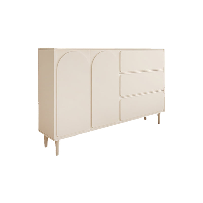 Modernism Horizontal Combo Dresser White Dresser with Storage for Home