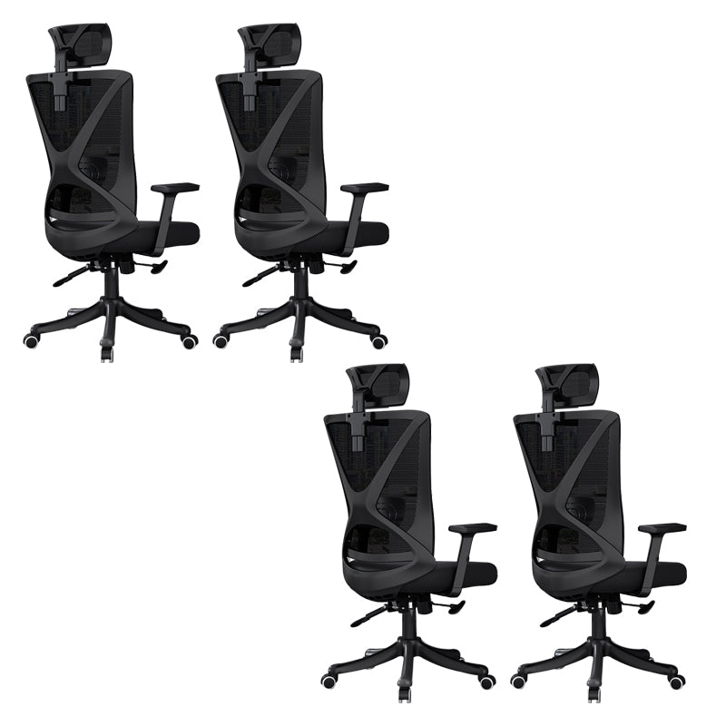Modern Office Chair No Distressing Ergonomic Slide Chair with Wheels