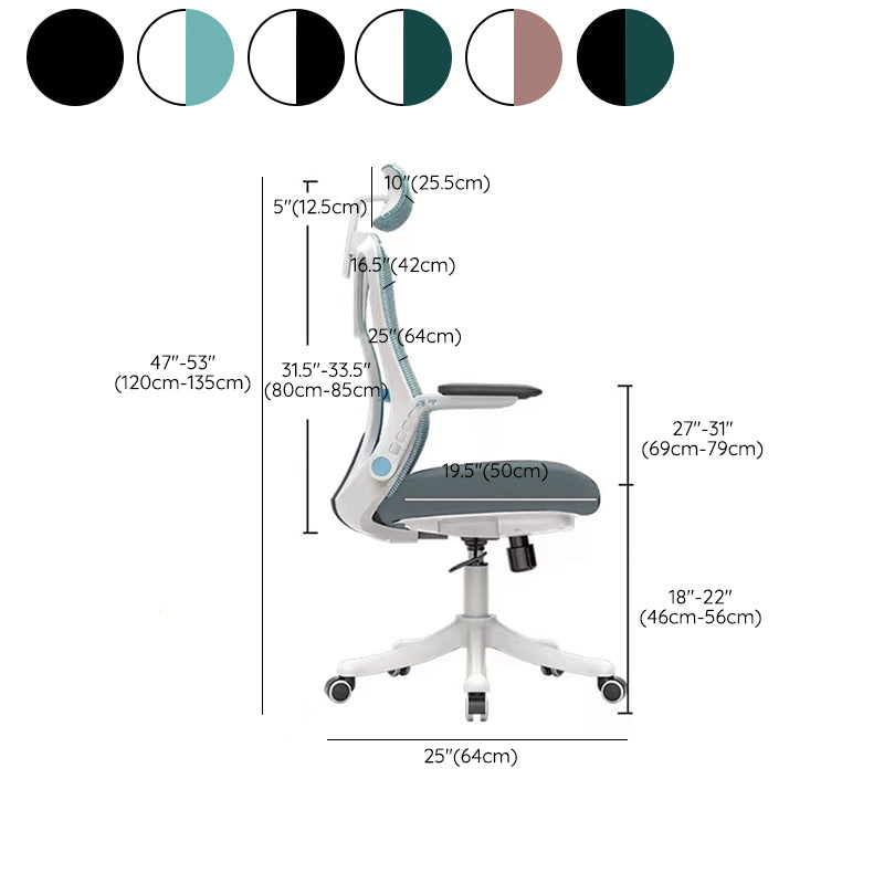 Removable Arms Office Chair Tilt Mechanism No Distressing Slide Chair with Wheels