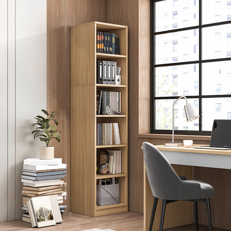 Urban Closed Back Shelf Bookcase Engineered Wood Book Shelf for Study Room