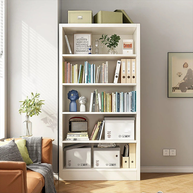 Urban Closed Back Shelf Bookcase Engineered Wood Book Shelf for Study Room