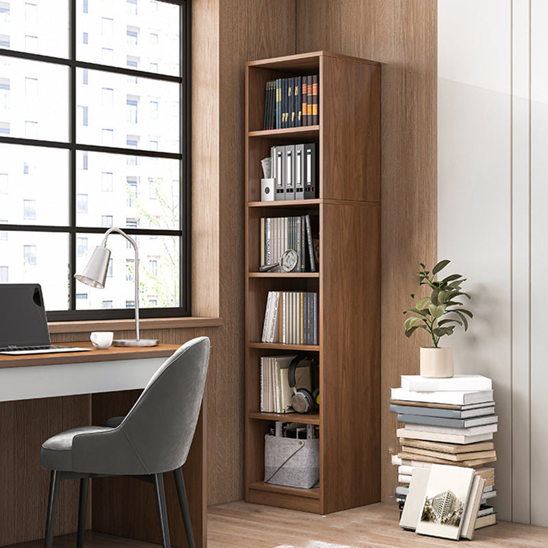 Urban Closed Back Shelf Bookcase Engineered Wood Book Shelf for Study Room