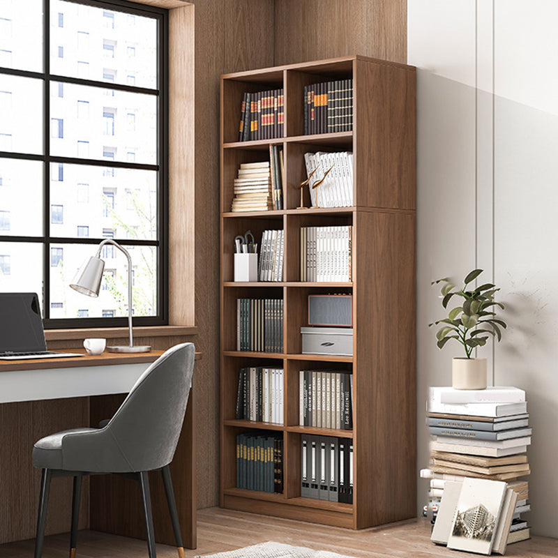 Urban Closed Back Shelf Bookcase Engineered Wood Book Shelf for Study Room