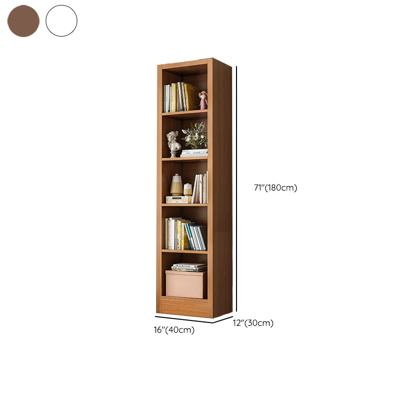 Urban Closed Back Shelf Bookcase Engineered Wood Book Shelf for Study Room