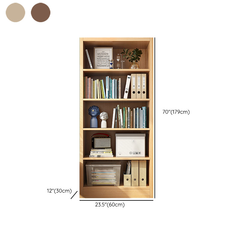 Urban Closed Back Shelf Bookcase Engineered Wood Book Shelf for Study Room