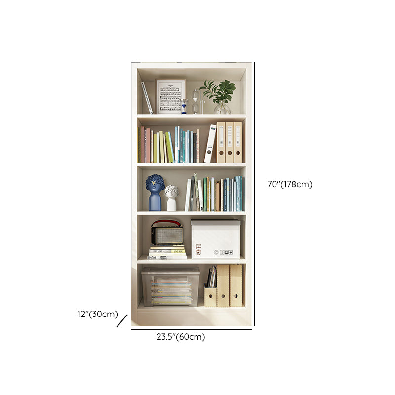 Urban Closed Back Shelf Bookcase Engineered Wood Book Shelf for Study Room