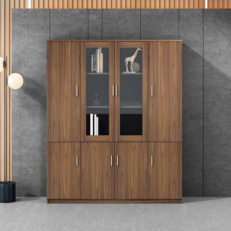 Medieval Modern File Cabinet Wooden Frame Vertical File Cabinet for Office