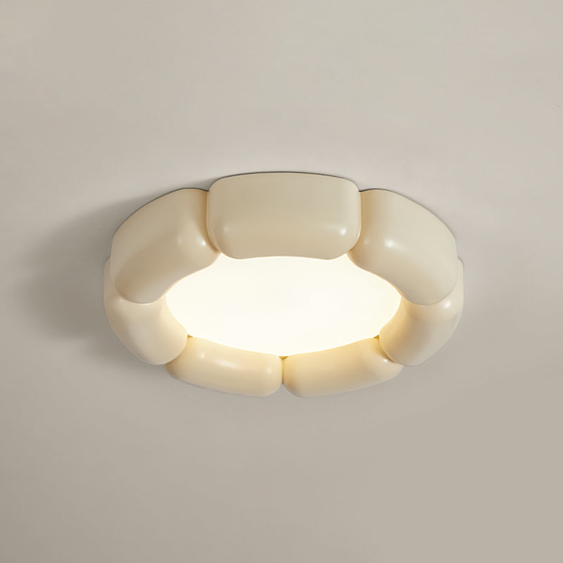 Metal and Acrylic LED Flush Mount Contemporary Round Ceiling Flush