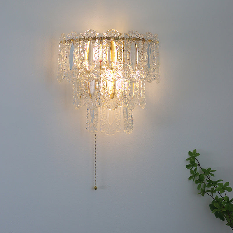 Nordic Wall Light Sconce Creative Glass Wall Light Fixture for Bedroom