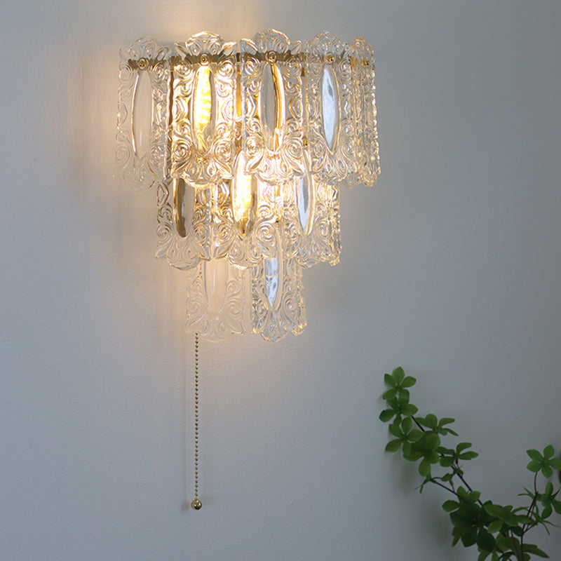 Nordic Wall Light Sconce Creative Glass Wall Light Fixture for Bedroom