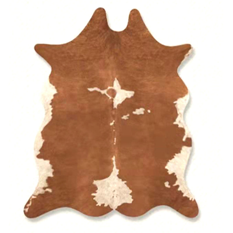 Modern Animal Rug Imitation Cowhide Carpet Anti-slip Indoor Rug for Living Room and Bedroom