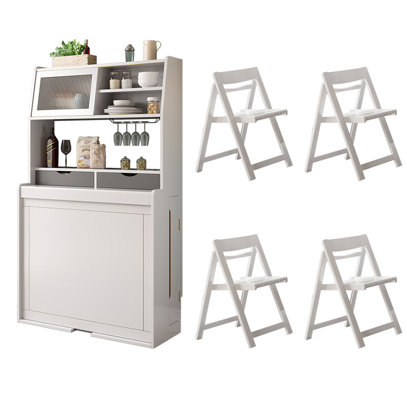 1/3/5 Pieces Modern Wooden Multi Purpose Dining Set for Home