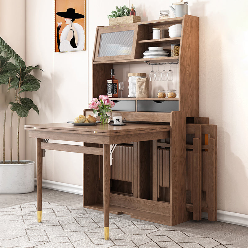 1/3/5 Pieces Modern Wooden Multi Purpose Dining Set for Home