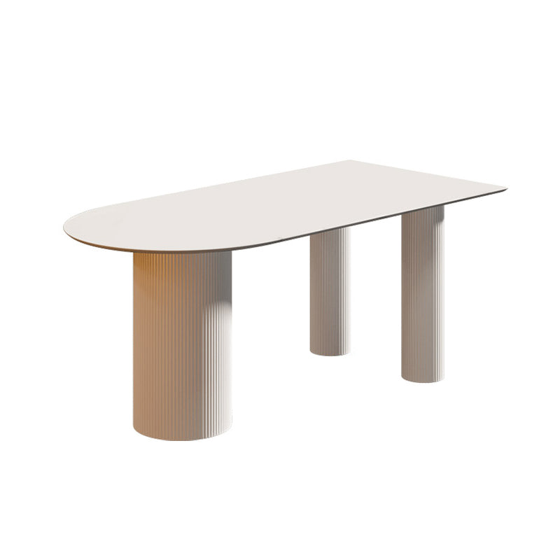 1/2/4/5 Pcs Stone 3 Legs Standard Height Dinette Table with Chair