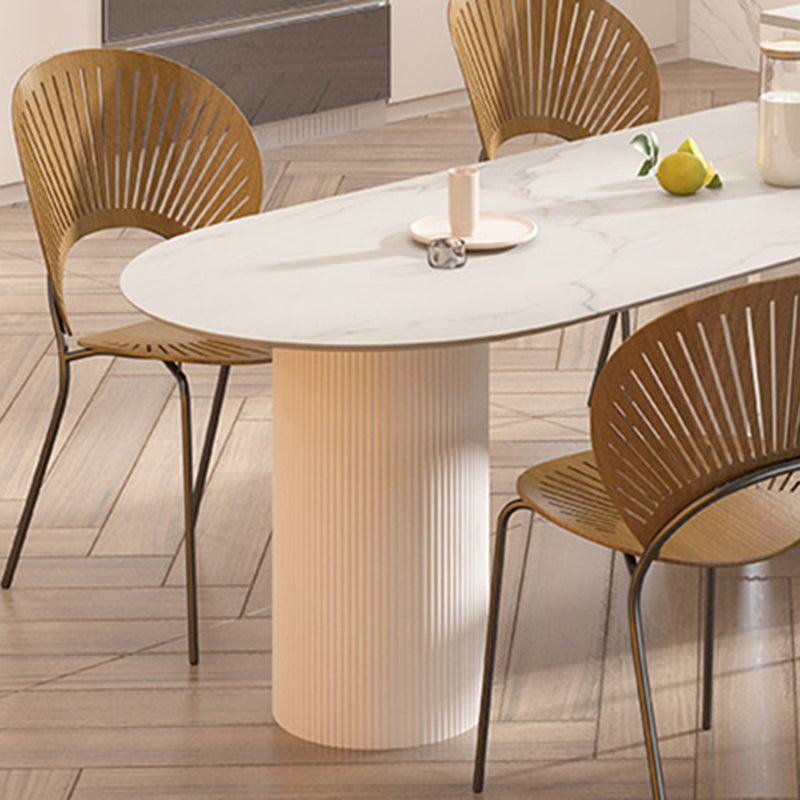 1/2/4/5 Pcs Stone 3 Legs Standard Height Dinette Table with Chair