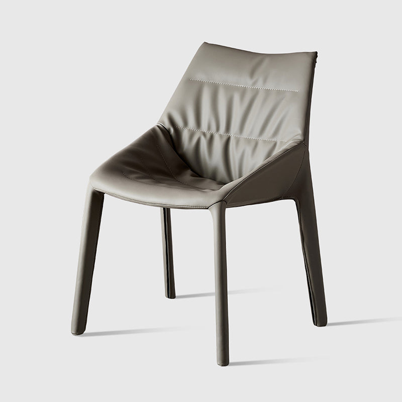 Contemporary Style Faux Leather Parsons Home Dining Side Chair