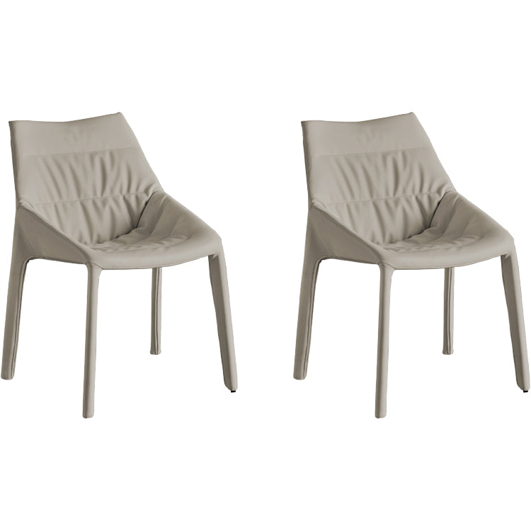 Contemporary Style Faux Leather Parsons Home Dining Side Chair