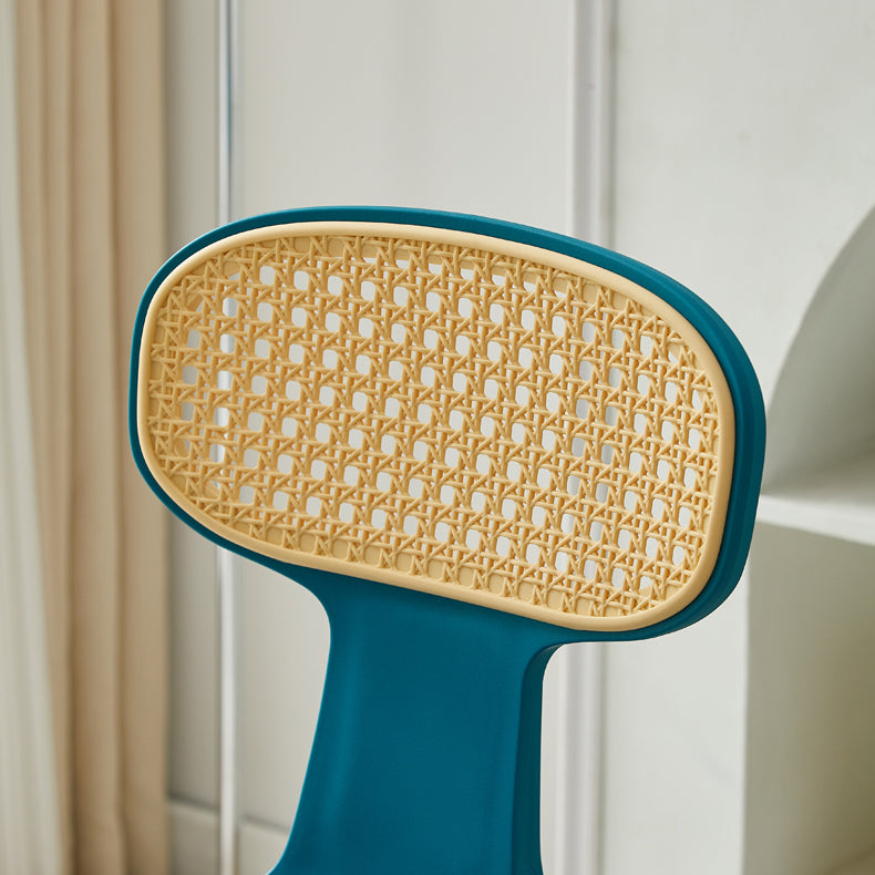 Contemporary Indoor Plastic King Louis Back Dining Side Chair