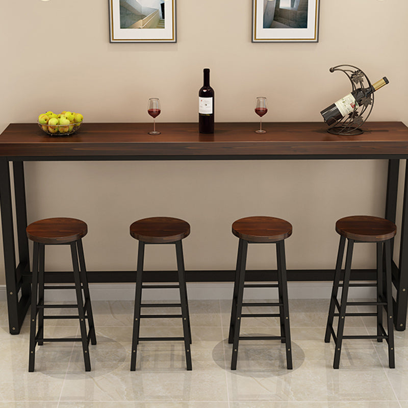 Armless Counter Height Stools with Footrest, Contemporary for Bristol