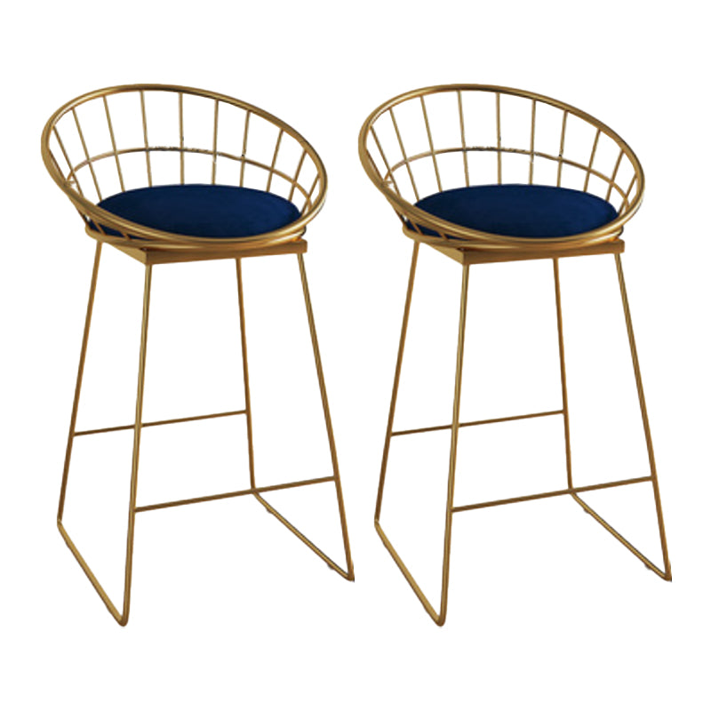 Armless Counter Height Stools with Footrest, Contemporary for Bristol