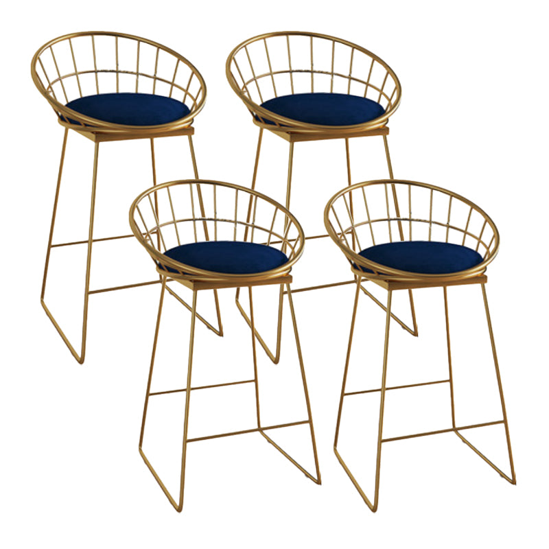 Armless Counter Height Stools with Footrest, Contemporary for Bristol