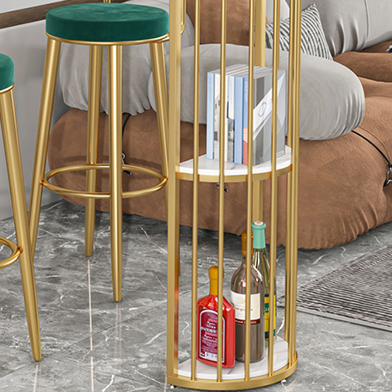 Contemporary Style 1/2/3/4 Pieces Specialty Stone Bar Table Set for Living Room