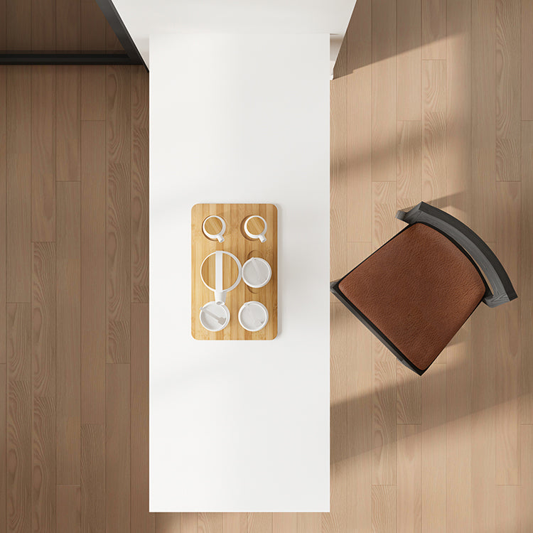 Modern White Sintered Stone Dining Bar Table for Kitchen Dining Room