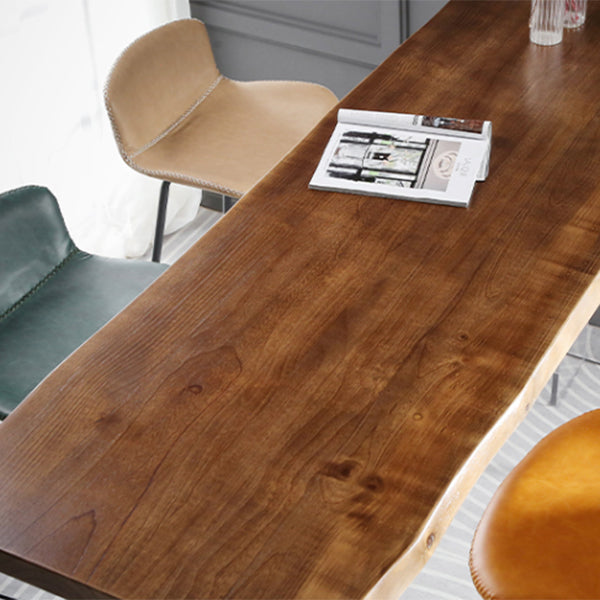 Modern Solid Wood Acrylic Base Bar Table for Kitchen Dining Room