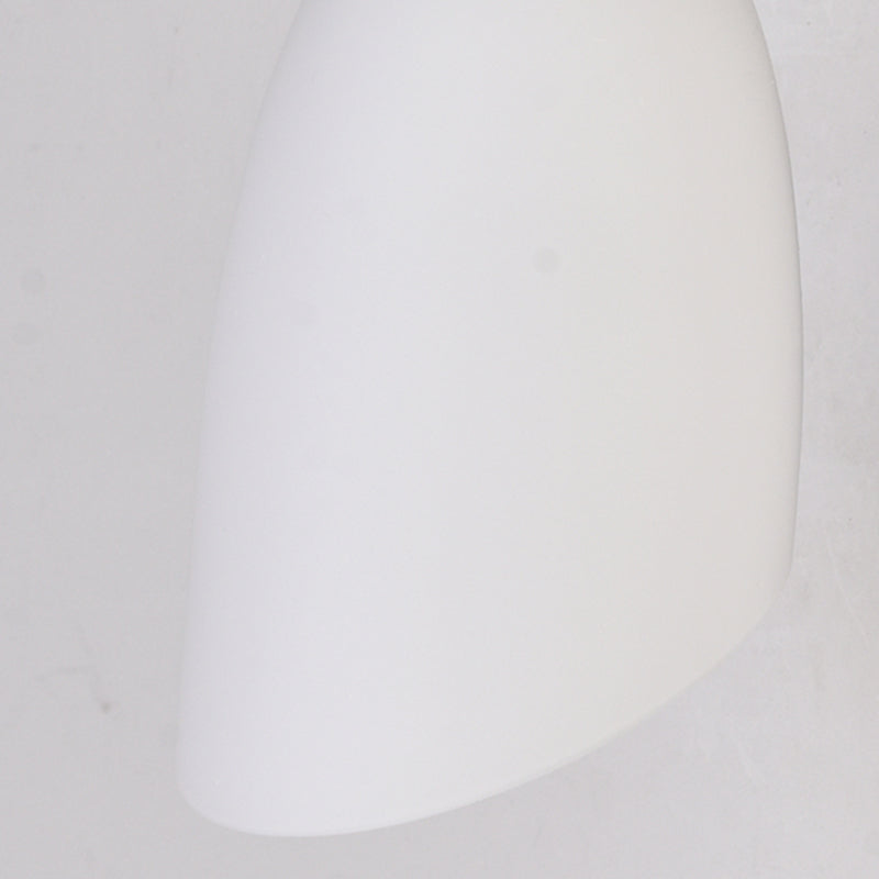 Industrial Black Wall Light Fixture with Glass Shade for Sitting Room