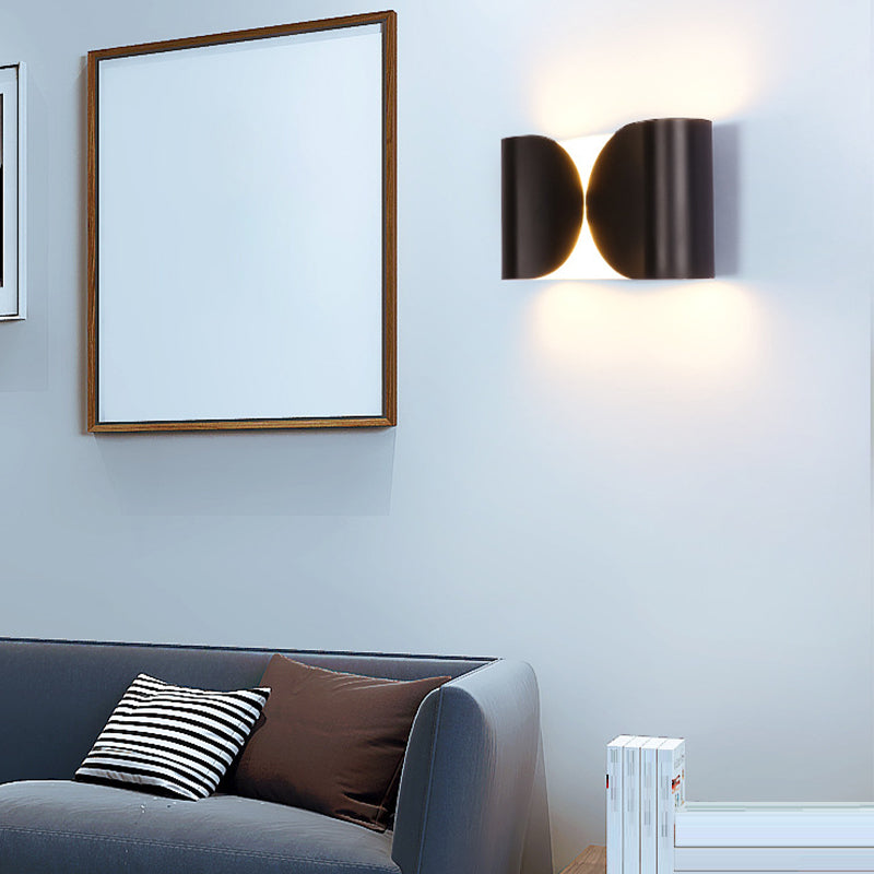 Contemporary Minimalist LED Wall Light Fixture for Sitting Room