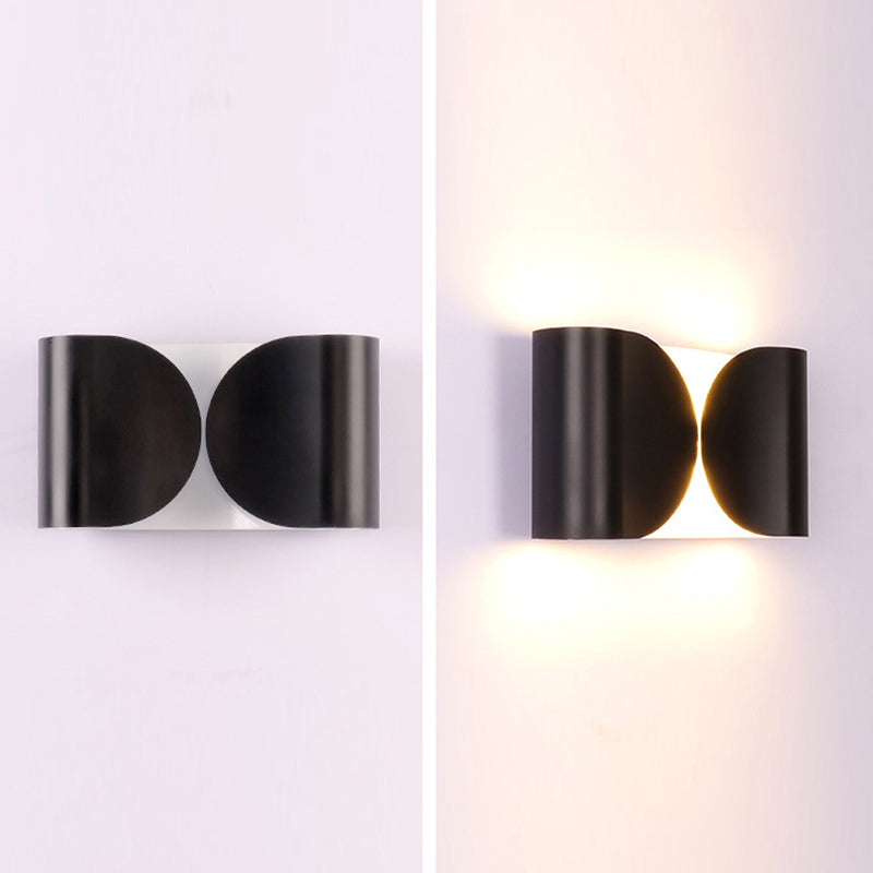 Contemporary Minimalist LED Wall Light Fixture for Sitting Room
