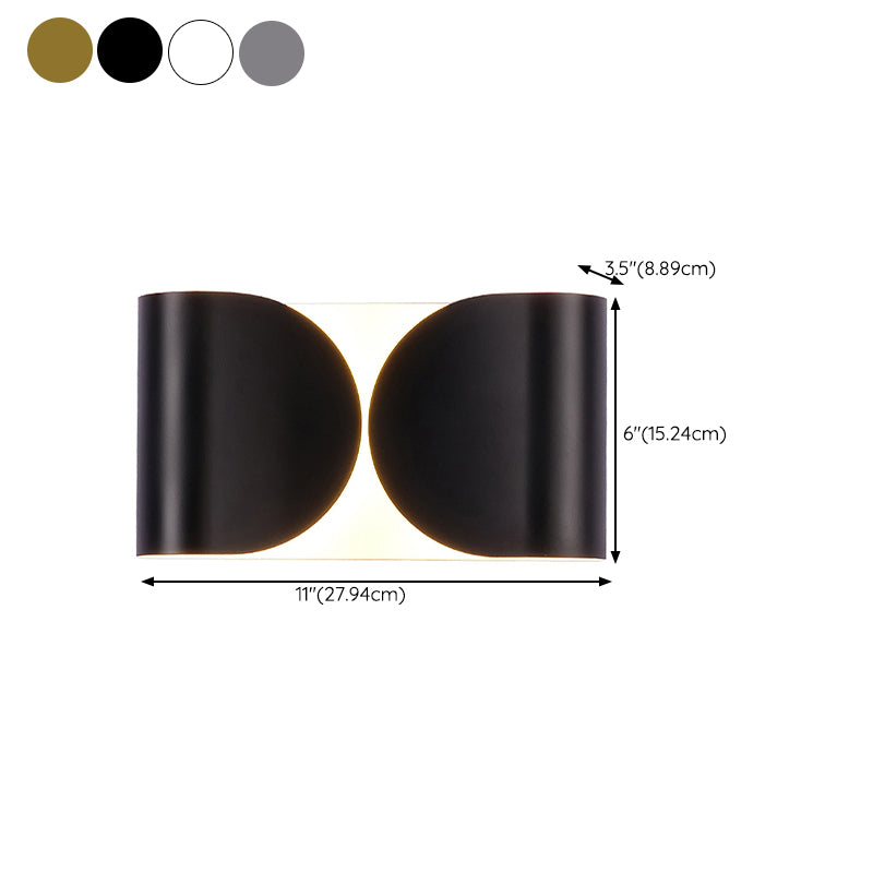 Contemporary Minimalist LED Wall Light Fixture for Sitting Room