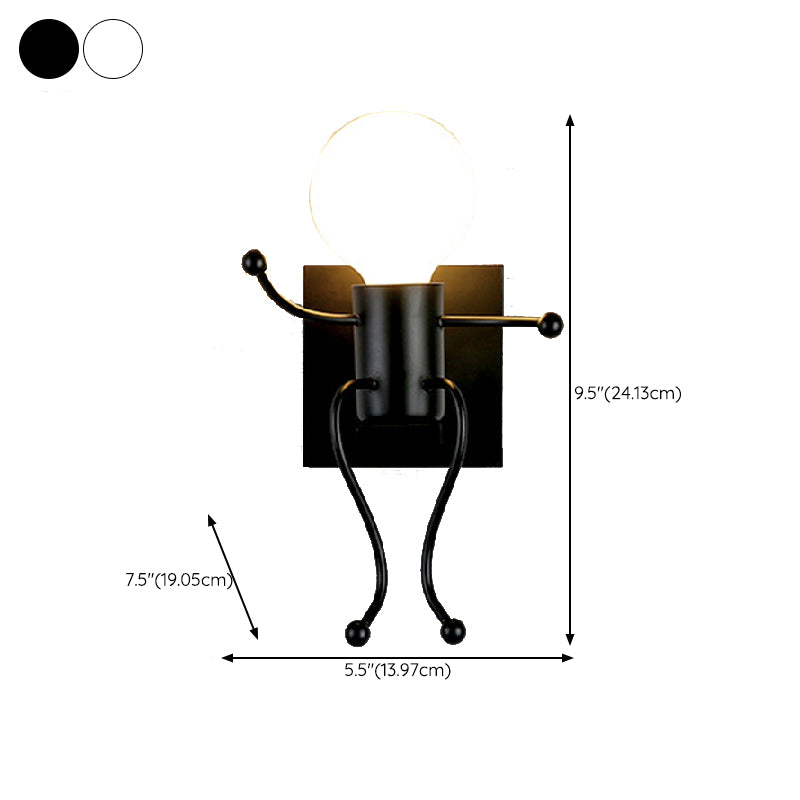 Postmodern Creative Metallic Wall Light Fixture for Sitting Room