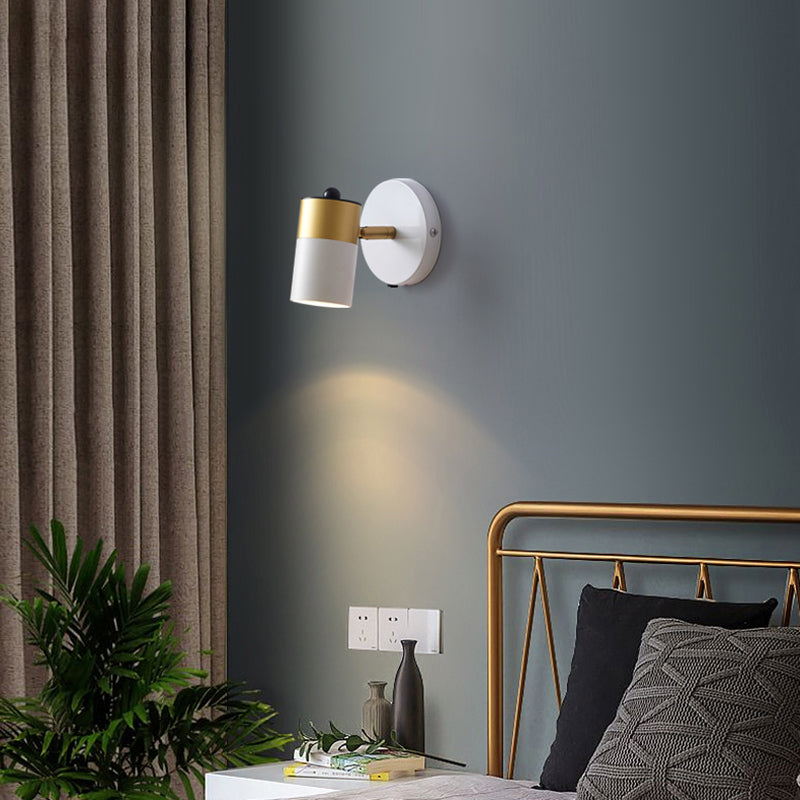 Modern Style Wall Lamp Aluminum Shade Wall Sconce Lighting for Bedroom