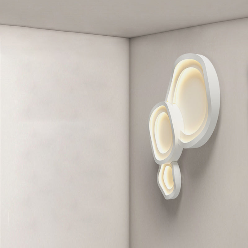 Nordic Style Ceiling Light Fixture White Flush Mount for Living Room