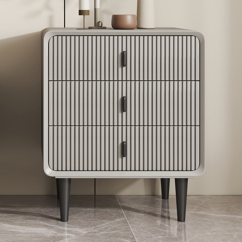 Contemporary Solid Wood Storage Chest Vertical Bedroom Chest with Drawers