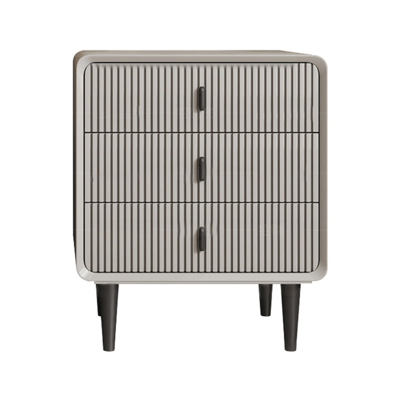 Contemporary Solid Wood Storage Chest Vertical Bedroom Chest with Drawers