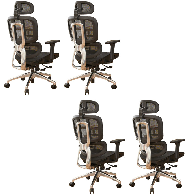 Modern Removable Arms Office Chair Tilt Mechanism No Distressing Desk Chair with Wheels